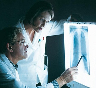 Анализ рентгенограммы пневмонии